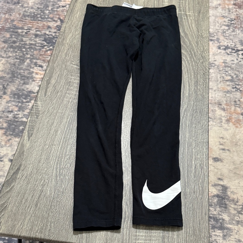 Nike Kids Black and White Leggings
